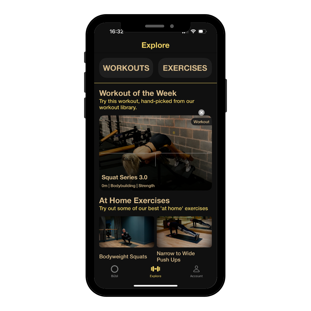 Extensive Workout Library